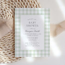 Search for plaid baby boy shower invitations Vintage