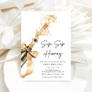 Search for sip sip hooray bridal shower invitations Watercolor