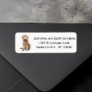 Search for goldendoodle return address labels Watercolor