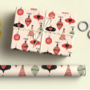 Search for mid century christmas wrapping paper Atomic