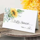 Search for eucalyptus place cards Sunflower