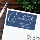 Search for blue return address labels Calligraphy script