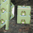 Search for frog wrapping paper Cute
