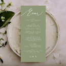 Search for calligraphy menus Sage green