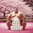 Search for wrestling wrapping paper Sumo