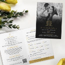 Search for crown wedding invitations Black