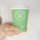 Search for green paper cups Business