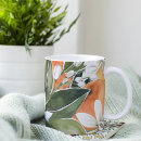 Search for flower pattern mugs Orange