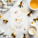 Search for bumble bee party invitations First bee day