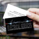 Search for electrical business cards Electrician