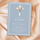 Search for baby blue christening invitations Flowers
