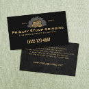 Search for stump grinding business cards Tree removal