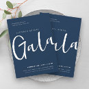 Search for company invitations Navy blue