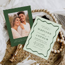 Search for green wave invitations Wavy border