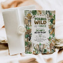 Search for zebra print birthday invitations Safari