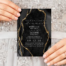 Search for black marble invitations Watercolor