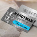 Search for blue metal business cards Handyman