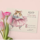 Search for ballerina rsvp cards Pink