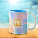 Search for gold and turquoise mugs Watercolor