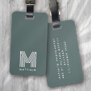 Search for sage green luggage tags Typography