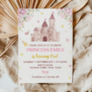 Search for princess 1st birthday invitations Magical