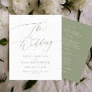Search for invitations wedding programs Modern calligraphy