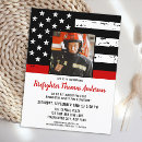 Search for firefighter retirement party invitations Patriotic