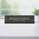Search for black and gold name plates Professional