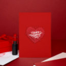 Search for retro valentines day invitations Red