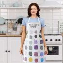 Search for colorful long aprons Typography