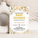 Search for autumn floral baby shower invitations Rustic