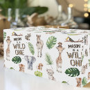 Search for wild one wrapping paper Giraffe