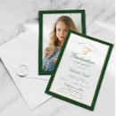 Search for green graduation invitations Celebration