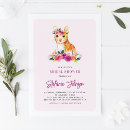 Search for cat bridal shower invitations Watercolor