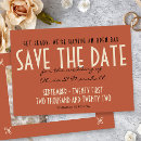Search for open bar wedding save the dates Typography