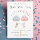 Search for bunny gender reveal invitations Cute