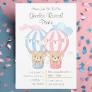 Search for pink blue balloon gender reveal invitations Parents to be