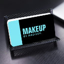 Search for black makeup artist business cards Stylish