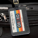 Search for cassette tape luggage tags Retro