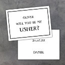 Search for usher invitations Simple
