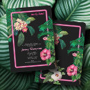 Search for frangipani flower birthday invitations Tropical