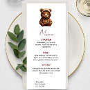 Search for photo menus Baby shower