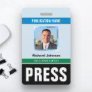 Search for press id badges Employee