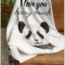 Search for panda blankets Black and white