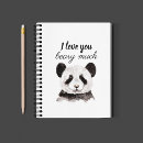 Search for panda notebooks Black and white