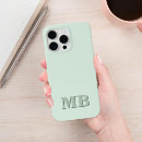 Search for sage green iphone cases Initials
