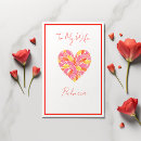 Search for wife valentines day cards Watercolor