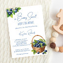 Search for blueberry invitations Watercolor