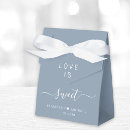 Search for dusty blue wedding favour boxes Simple