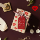 Search for valentines day gift tags Red